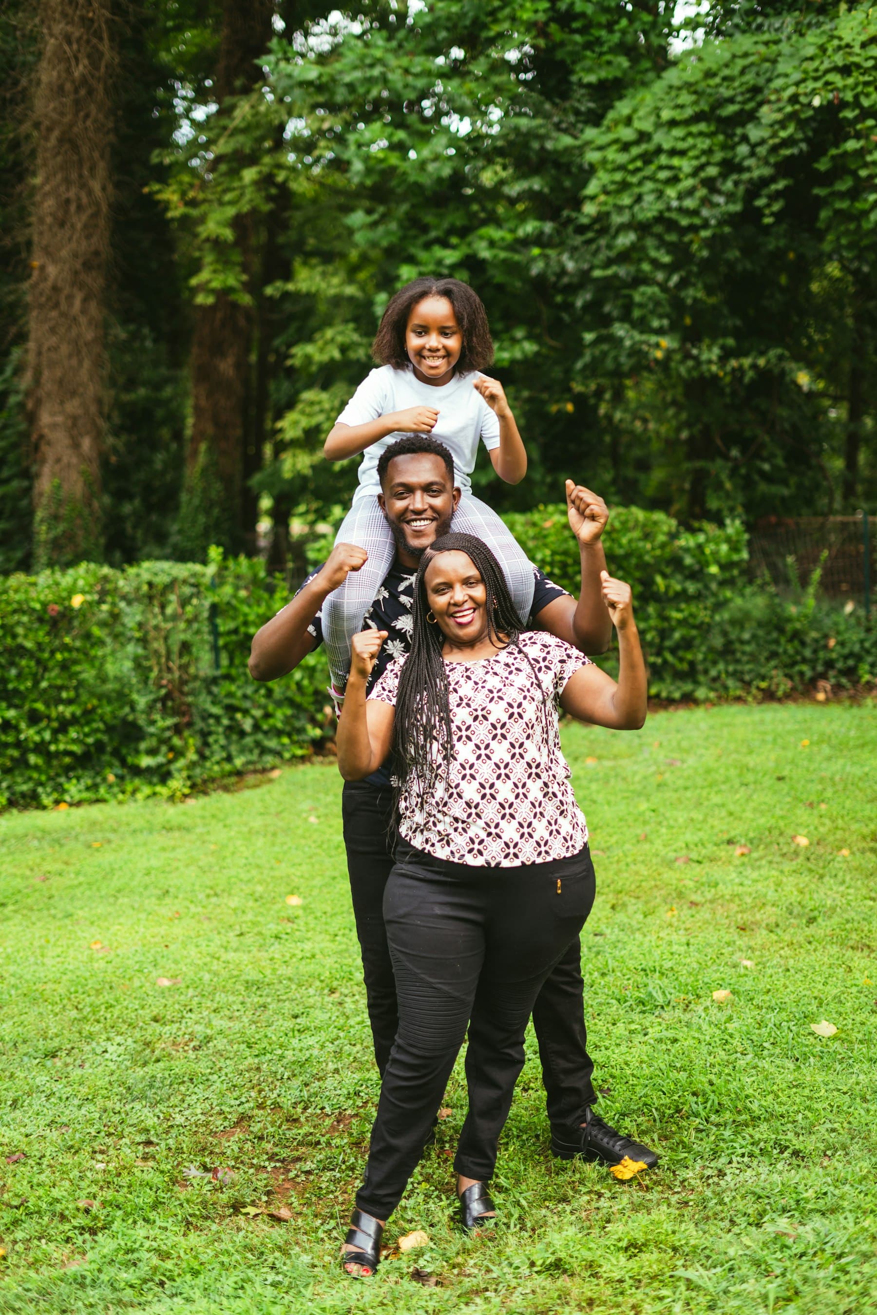 A family enjoying time together